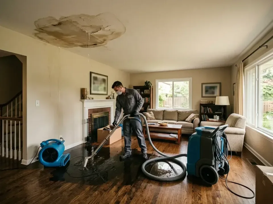 attic-pipe-burst-ceiling-drip-008 — frequently asked questions, Water Damage Restoration & Carpet Care in Little Canada, MN